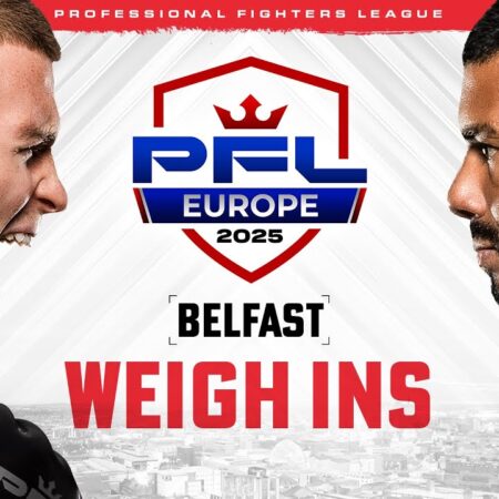 PFL Belfast: Hughes vs. Miranda Fight Results