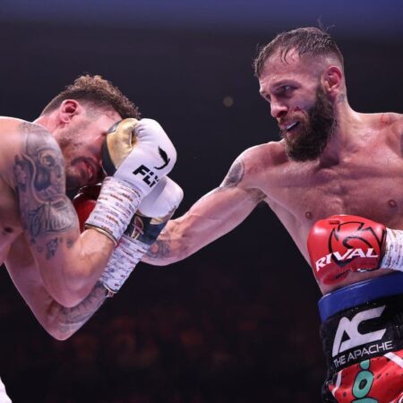 Anthony Cacace Stops Leigh Wood for Huge Payday, Celebrates with Cigar