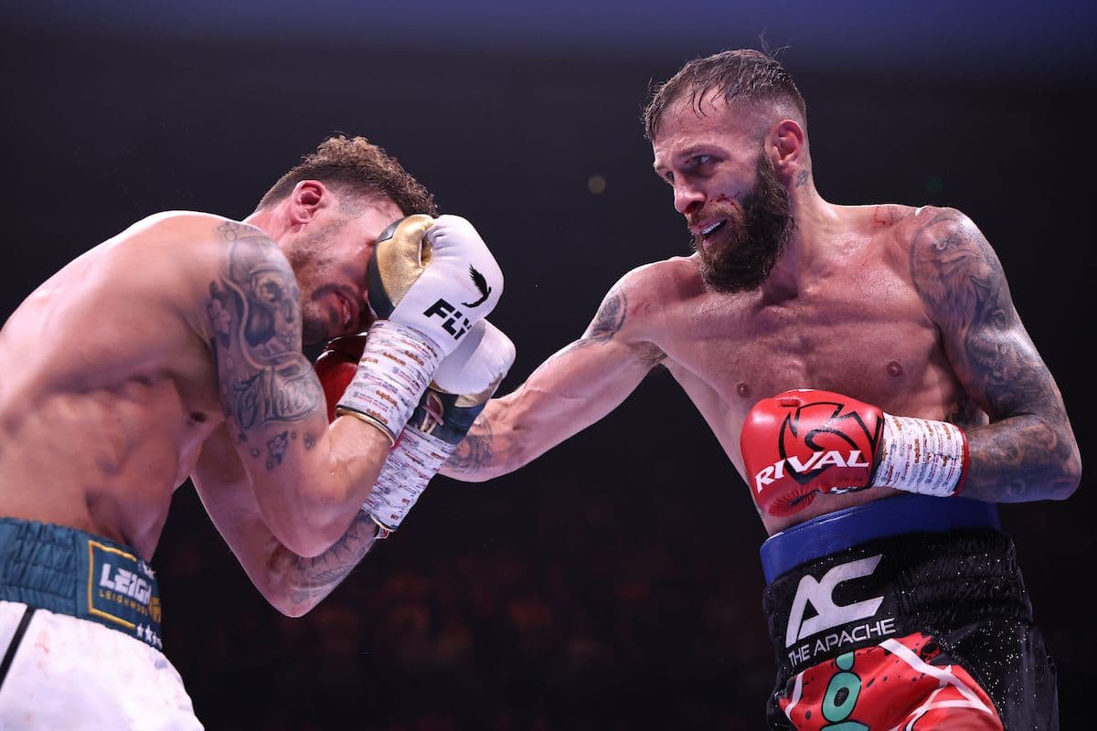 Preview Anthony Cacace Stops Leigh Wood for Huge Payday, Celebrates with Cigar