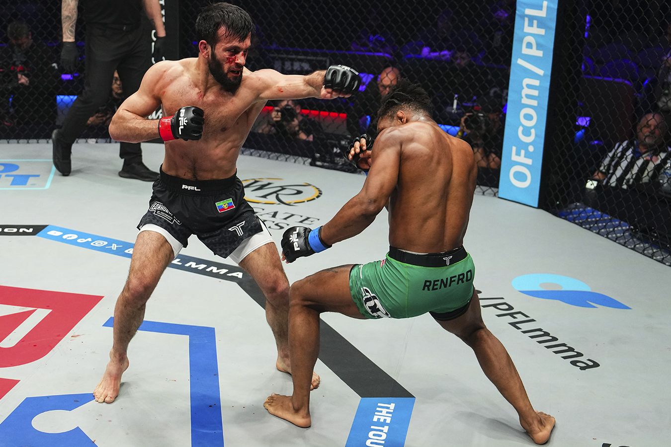 Preview Gadzhi Rabadanov Scores Vicious Ground and Pound Knockout Over Marc Diakiese in 32 Seconds at PFL 3