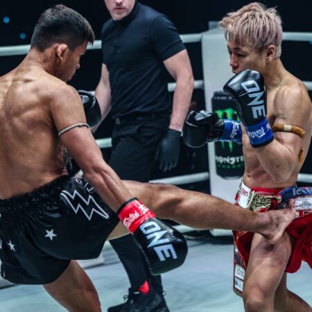 7ft kickboxer battered tiny opponent to win the ‘biggest mismatch’ in MMA history by KO