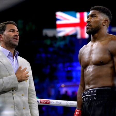 Anthony Joshua Meets Mahmoud Charr as Eddie Hearn Discusses Two-Fight Plan