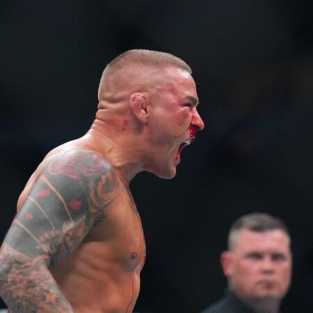 Dustin Poirier names Jon Jones and legendary former opponent as part of his MMA Mount Rushmore