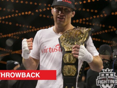 Justin Gaethje was almost knocked out by one-handed fighter in his first world title defense