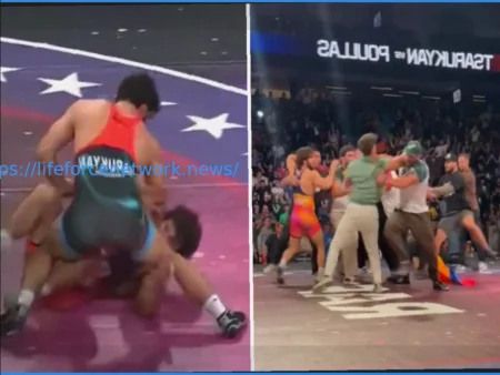 Arman Tsarukyan Punches Georgio Poullas, Sparks Huge Brawl at RAF 6