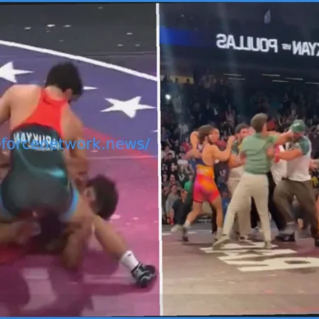 Arman Tsarukyan Punches Georgio Poullas, Sparks Huge Brawl at RAF 6