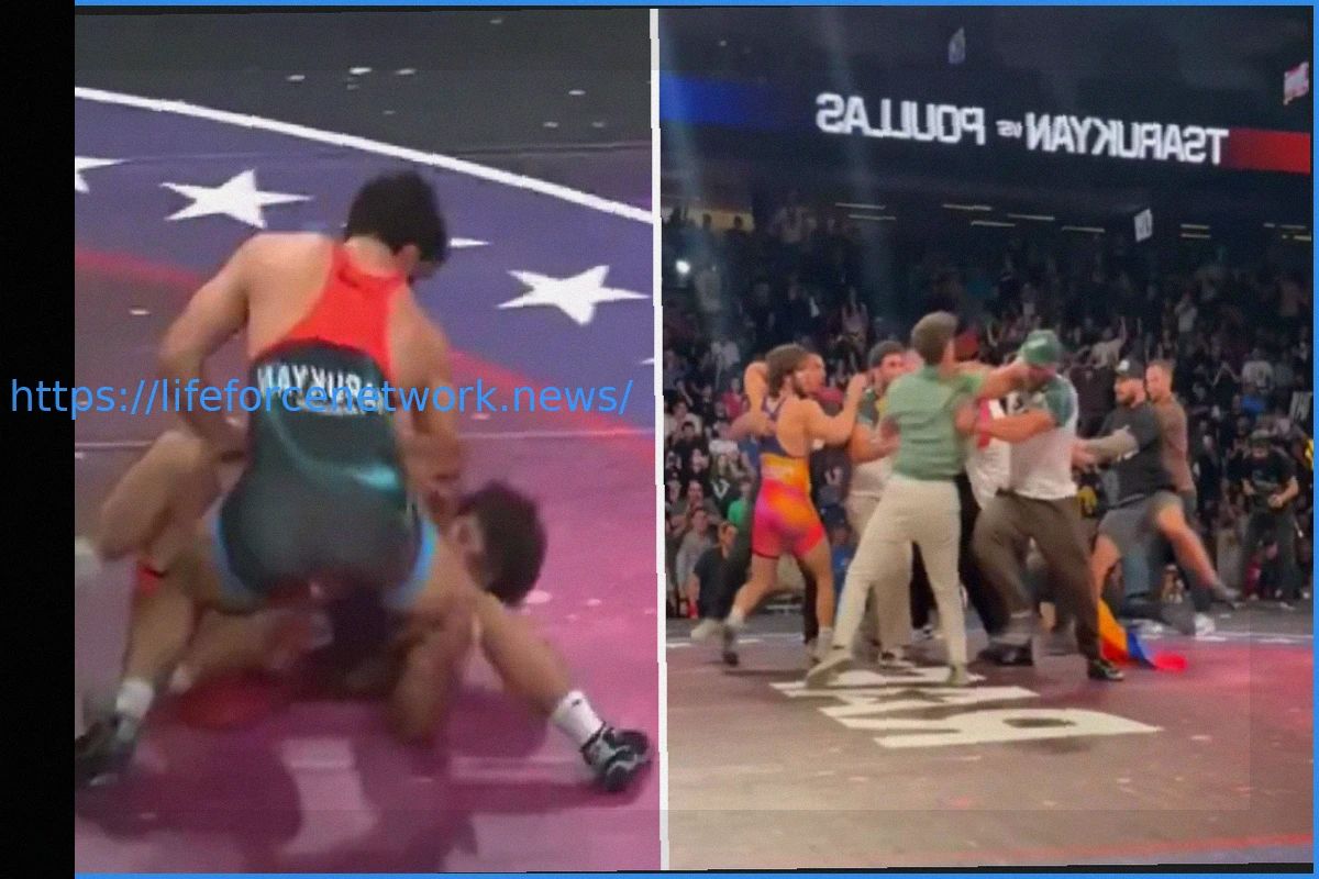 Preview Arman Tsarukyan Punches Georgio Poullas, Sparks Huge Brawl at RAF 6