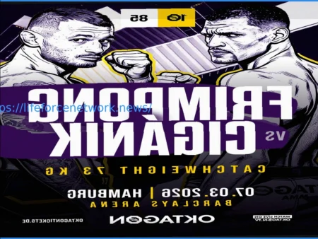 Денис Фримпонг готовит эффектный финиш против Томаша Циганика на Oktagon 85