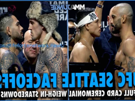 UFC Seattle Main Card Officially Finalized with Late Adjustment