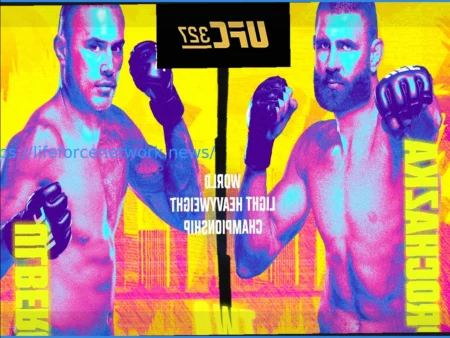 UFC 327: Carlos Ulberg’s Spectacular Knockout in Super Slow Motion