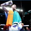 Conor McGregor Announces Boxing Return in Ireland