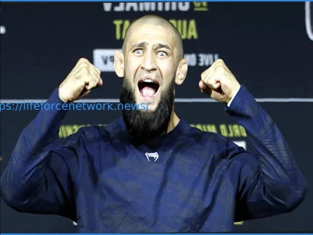 UFC 328: Nowhere to Run – Khamzat vs. Strickland in Newark on May 9