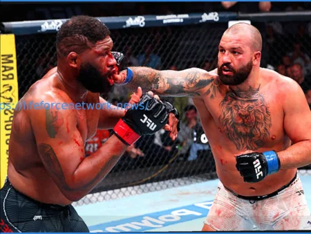 Josh Hokit storms into top 5 of UFC heavyweight rankings after chaotic Curtis Blaydes win