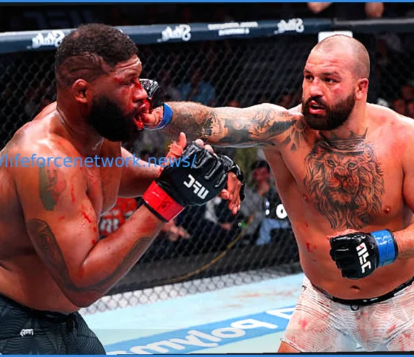 Josh Hokit storms into top 5 of UFC heavyweight rankings after chaotic Curtis Blaydes win