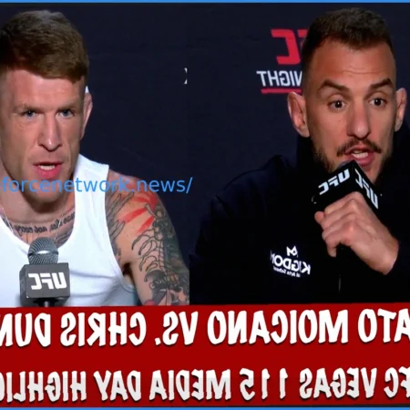 UFC Vegas 115: Moicano vs. Duncan Final Faceoffs & Weigh-in Results