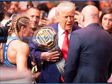 Trump Attends UFC 327, Creates Buzz Behind the Scenes