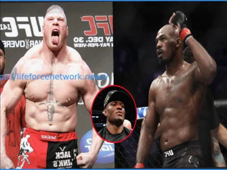 Jon Jones Mocks Kamaru Usman on Brock Lesnar Wrestling Prediction