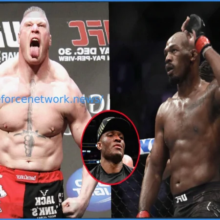 Jon Jones Mocks Kamaru Usman on Brock Lesnar Wrestling Prediction