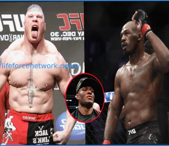 Jon Jones Mocks Kamaru Usman on Brock Lesnar Wrestling Prediction