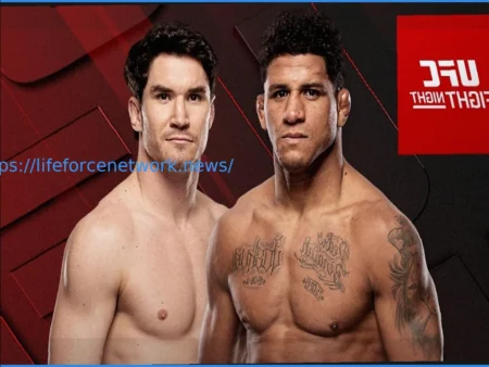 UFC Fight Night 273 Full Card Faceoffs from Winnipeg