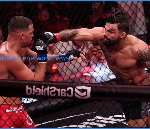 Mike Perry Dominates Nate Diaz in Brutal Bout, Earning TKO Victory